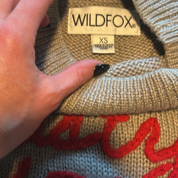 Wildfox toasty and tipsy sweater - Picture 4 of 6